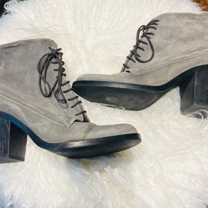 Suede ankle boots